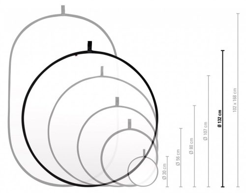 DÖRR CRK-52 kerek derítőlap (5 in 1) (132cm)