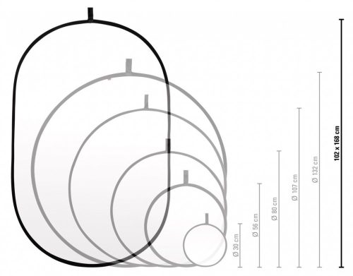 DÖRR RRK-4066 kerek derítőlap (5 in 1) (102x168cm)