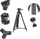 SmallRig 3751P AD-01 Pro Heavy-Duty Fluid Head Tripod