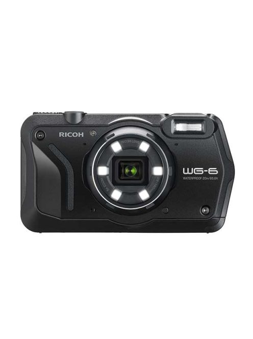 Ricoh WG-6 Kompaktkamera, schwarz (3842)