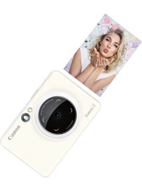 Canon Zoemini S instant fényképezőgép (Pearl White) (Bluetooth) (3879C006)