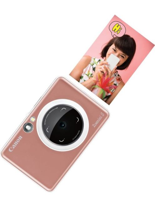 Canon Zoemini S instant fényképezőgép (Rose Gold) (Bluetooth) (3879C007)
