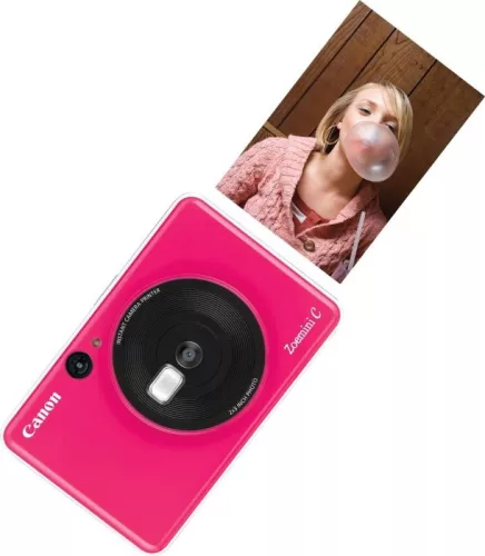 Canon Zoemini C Instant Camera, Bubble Gum Pink (3884C005)