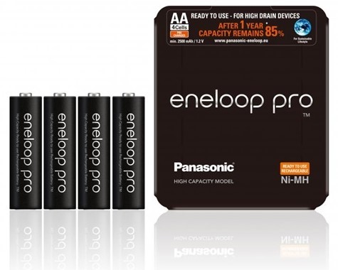 Panasonic Eneloop Pro AA - Ni-MH akkumulátor + tok (4db) (3HC-SP-4)