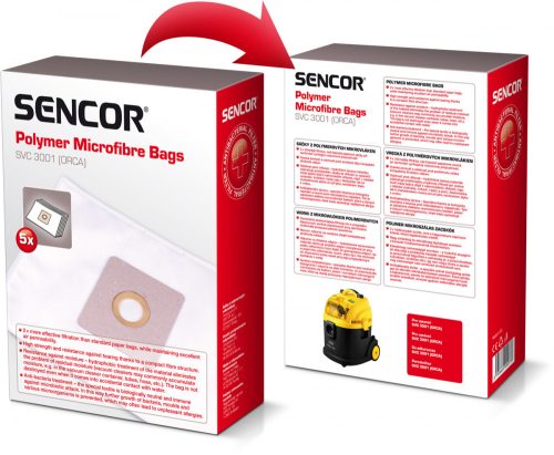 Sencor SVC 3001 papírzsák (5db) (40022755)