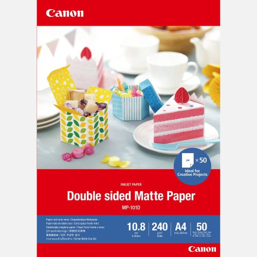 Canon MP-101D Double-Sided Matte Photo Paper (A4) (50 lap) (4076C005)