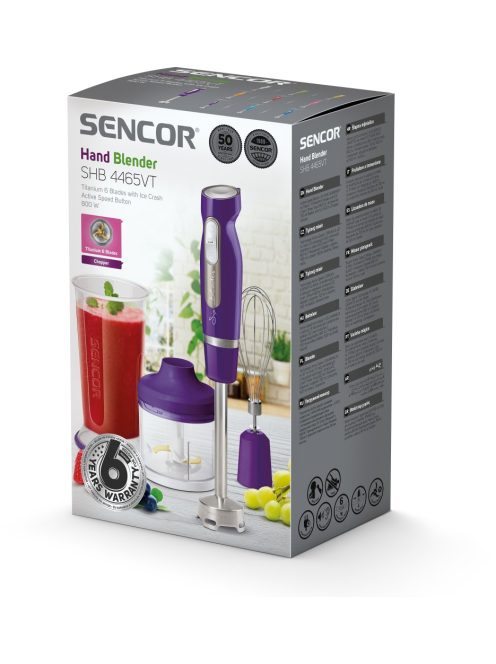 Sencor SHB 4465VT Botmixer szett (violet) (41008774)