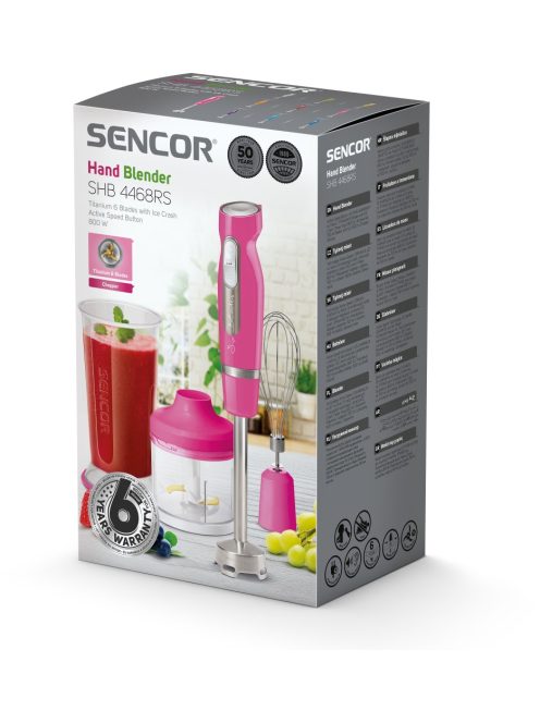Sencor SHB 4468RS Botmixer szett (pink) (41008777)