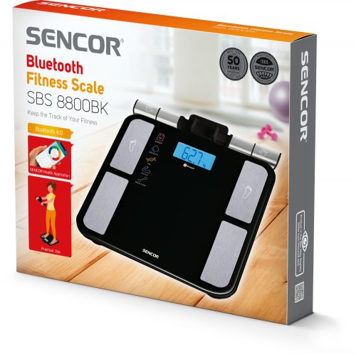 Sencor SBS 8800BK személyi fitnesz mérleg (Bluetooth) (41008880)