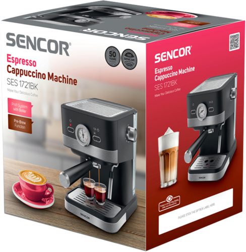 Sencor SES 1721BK eszpresszó kávéfőző (black) (41018331)