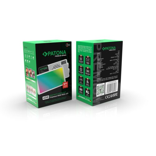 PATONA SR40 Premium RGB LED Fotó / Videó fény (40W) (4175)