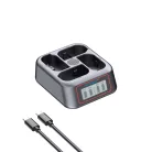 PATONA (QUAD) (LCD) akkumulátor töltő // Battery Charger (for Panasonic DMW-BLK22) (4176)