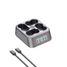 PATONA (QUAD) (LCD) akkumulátor töltő // Battery Charger (for Fuji NP-W235) (4177)