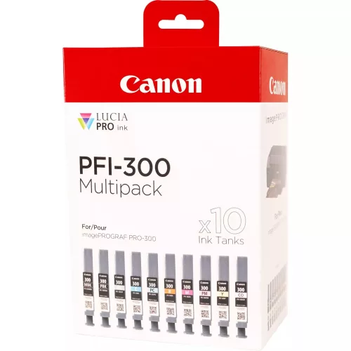 Canon PFI-300 MBK/PBK/C/M/Y/PC/PM/R/GY/CO tintatartály (all in one) KIT (4192C008)