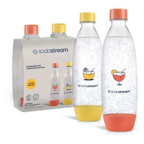 SodaStream FUSE 2 x 1 literes palack (orange/yellow)