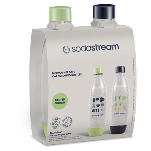 SodaStream FUSE 2 x 1 literes palack (green/blue)