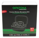 PATONA PREMIUM M16 vezeték nélküli mikrofon KIT (2TX + 1RX + Charging Case) (4218)