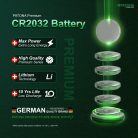 PATONA CR2032 PREMIUM elem (3V/240mAh) (10db) (4220)