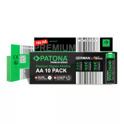   PATONA Premium 10 pieces Alkaline AA Mignon LR06 battery - 10 darabos AA ceruzaelem csomag (4222)