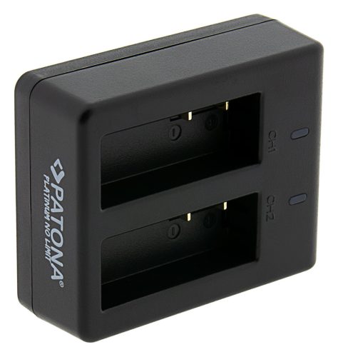 PATONA PLATINUM akkumulátor töltő (DUAL) (for PATONA Action Cam Life SL3 // SL4) (4230)