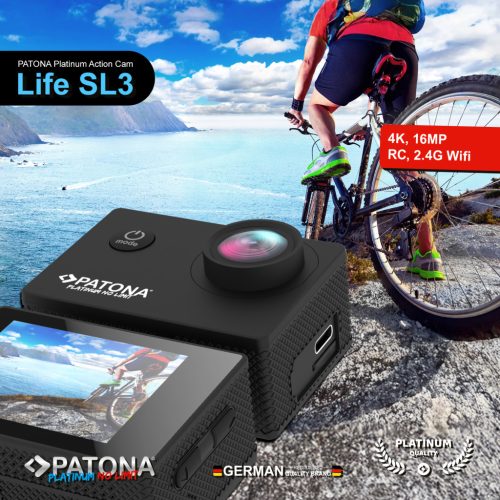 PATONA PLATINUM Action Cam Life SL3 (4K) (WiFi)