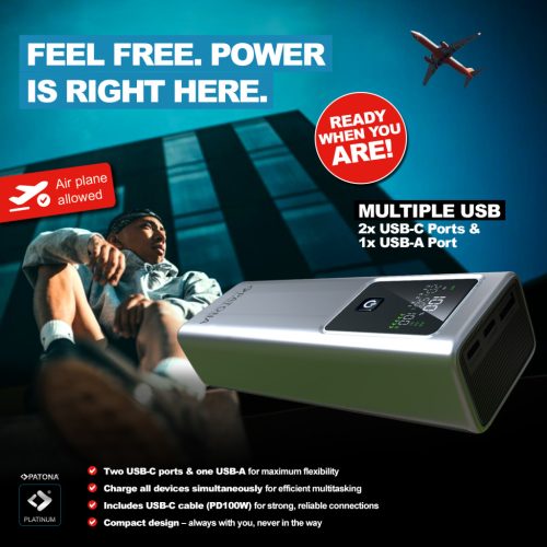 PATONA PLATINUM PowerBank Luxury One (PD100W) (20.000mAh) (4237)