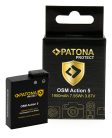 PATONA BCX202 PROTECT akkumulátor (1.950mAh) (for DJI Osmo Action 3 // Action 4 // Action 5 PRO) (42425)