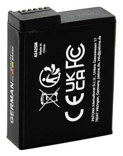 PATONA BCX202 PROTECT akkumulátor (1.950mAh) (for DJI Osmo Action 3 // Action 4 // Action 5 PRO) (42425)