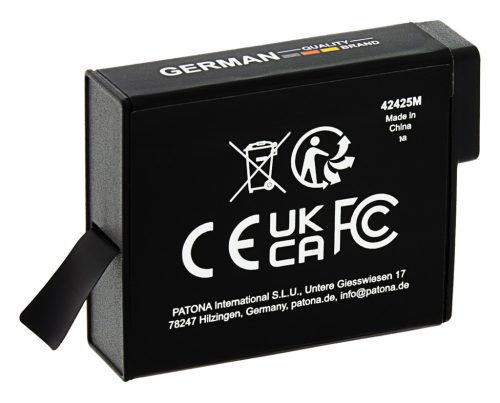 PATONA BCX202 PROTECT akkumulátor (1.950mAh) (for DJI Osmo Action 3 // Action 4 // Action 5 PRO) (42425)