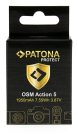 PATONA BCX202 PROTECT akkumulátor (1.950mAh) (for DJI Osmo Action 3 // Action 4 // Action 5 PRO) (42425)