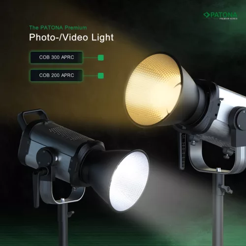 PATONA Premium Photo Light COB-200 APRC with app control