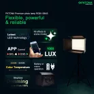 PATONA Premium photo lamp RGB-128AS with app control