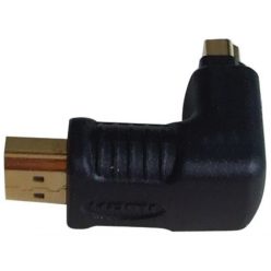 HDMI dugó/HDMI aljzat 90°-os adapter (felfele)