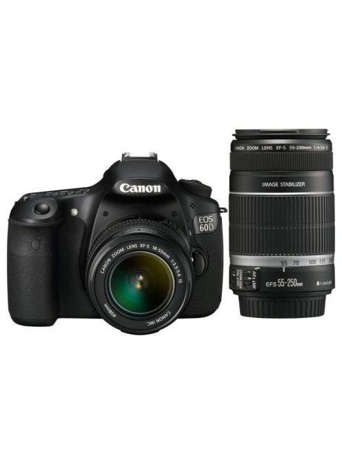 Canon EOS 60D + EF-S 18-55mm / 3.5-5.6 IS + EF-S 55-250mm / 4.0-5.6 IS II