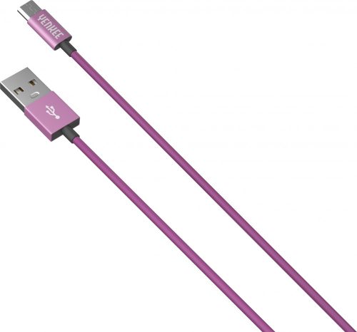 Yenkee YCU 221 PPE kábel USB-A /// micro USB (1m) (purple) (45013673)