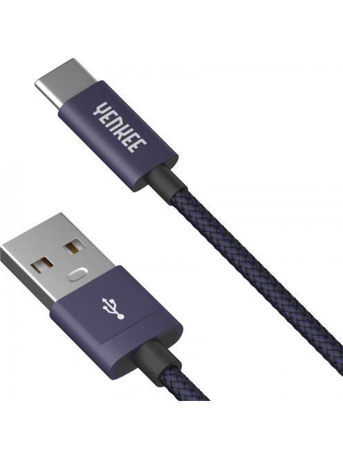 Yenkee YCU 302 kábel USB A 2.0 / USB C (2m) (blue) (45013680)