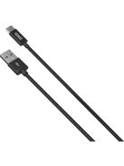 Yenkee YCU 301 kábel USB A 2.0 / USB C (1m) (black) (45013681)