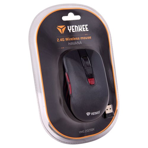 Yenkee YMS 2025BK "HAVANA" wireless egér (black)