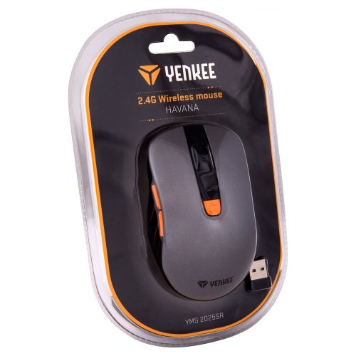 Yenkee YMS 2025SR "HAVANA" wireless egér (silver)