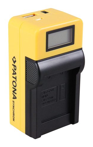 PATONA CB-2LYE akkumulátor töltő (LCD) (for Canon NB-6L) (4506)
