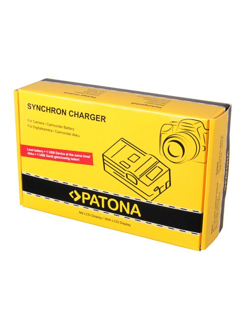 PATONA LC-E5 akkumulátor töltő (LCD) (for Canon LP-E5) (4512)