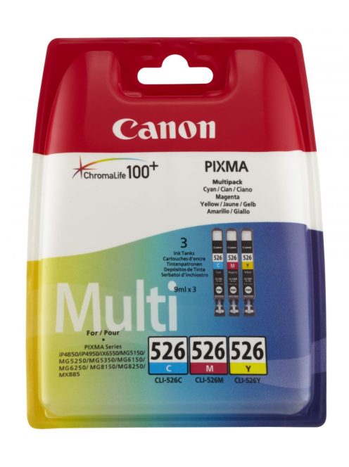 Canon CLI-526CMY 3-in-1 tintapatron multipack