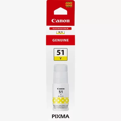 Canon GI-51Y (Yellow) Original Inkjet Ink Cartridge - Yellow Pack