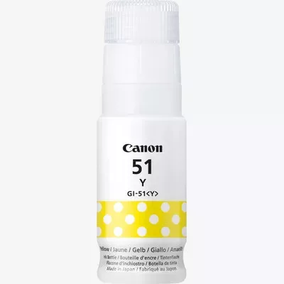 Canon GI-51Y (Yellow) Original Inkjet Ink Cartridge - Yellow Pack