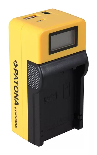 PATONA LC-E8 akkumulátor töltő (LCD) (for Canon LP-E8) (4574)