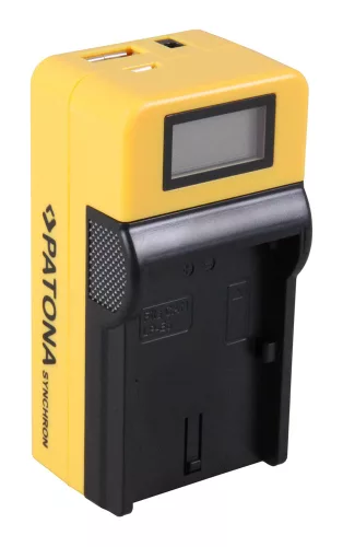 PATONA LC-E6 akkumulátor töltő (LCD) (for LP-E6) (4583)