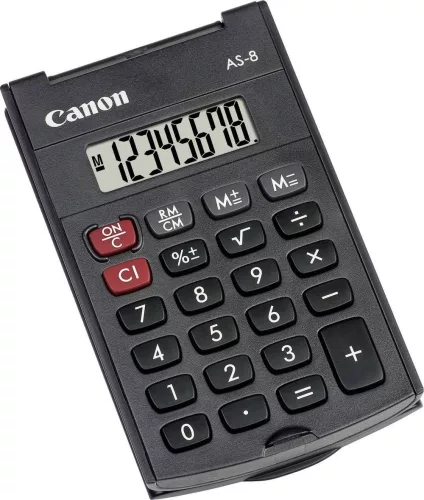 Canon AS-8 zsebszámológép (8 digit) (4598B001)