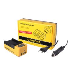   PATONA LC-E10 akkumulátor töltő (LCD) (for Canon LP-10) (4629)