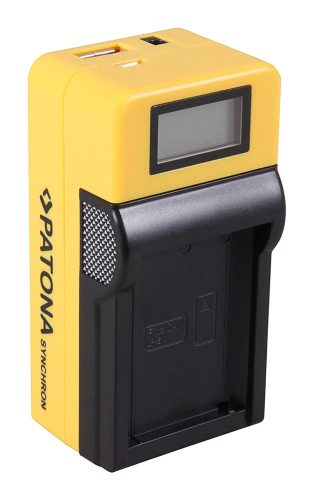 PATONA LC-E10 akkumulátor töltő (LCD) (for Canon LP-10) (4629)