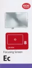 Canon Ec-B mattüveg